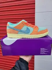 Nike SB Dunk Low Orange Emerald Rise Size 12 DS