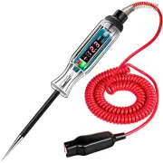 Digital LED Automotive Circuit Tester with Sharp Probe & Portable Wire
