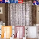 Balcony Gauze Curtains Practical Sheer Voile Tulle Simple for Living Dining Room