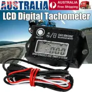 Digital Tiny Tachometer Tach Hour Gauge Meter Job Timer Reset Waterproof Volt 12 (for: Honda)