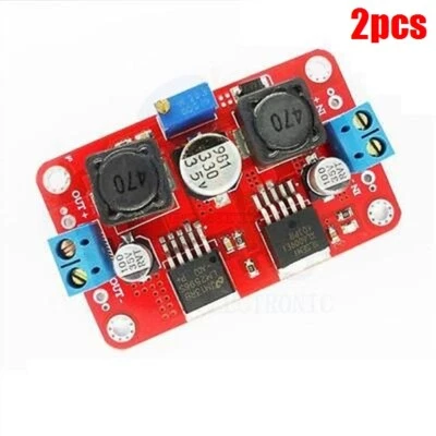 2Pcs Step Up Power Converter Module Down Boost Buck Voltage XL6009 LM2596S Dc sz