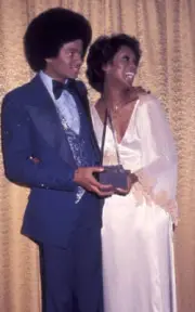 1977�Lola Falana, Michael Jackson At Ama Music Awards Old Photo