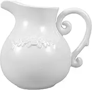 Amosfun Creative Vase European Style Pitcher Ceramic Home Office Decor Flower Display