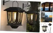 Solar Lantern Outdoor Lights, Waterproof Solar Outdoor Lights with Clear