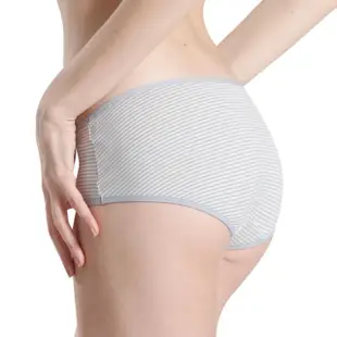【LOHAS 樂活人生】台灣製 天然ECO頂級有機抗敏莫代爾棉 舒適安心包覆低腰內褲 8入組(超值價)