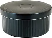 CtoC JAPAN Select Living Alone, Tableware, Microwave Compatible, 3 Pieces, Black, 59.1 fl oz (1500 cc), Diameter 7.5 x 3.5 inches (19 x 9 cm), Made in Japan