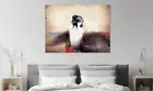 Amazing Abstract Woman Sitting Bed Print Home Decor Wall Art choose your size