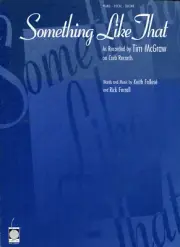 1999 Sheet Music ~ SOMETHING LIKE THAT ~ Tim McGraw ~ NEW Vintage!