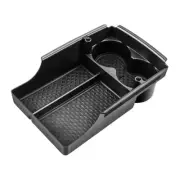 Armrest Storage Tray Cubby Drawer Box Auto Accessories with Cup Holder