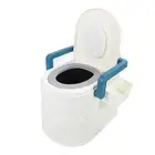 Adult Mobile Toilet Portable Commode Non Slip Bedside Commode Chair With Det EMB
