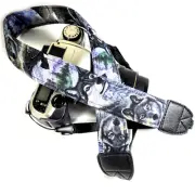 Wolf Camera Strap-Wolves Moon Camera Strap -Double Padded Comfortable
