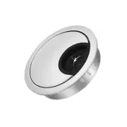 Cable Cord Grommet 53mm/2.1", Round Cable Hole Cover,Silver Tone