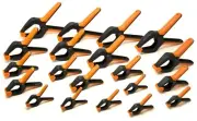 WEN CLA200 20-Piece Spring Clamp Set w/ 3/4-Inch, 1-Inch, 2-Inch & 3-Inch Clamps