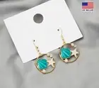 Gorgeous Women Elegant Earrings Retro Shell Starfish Pearl Ocean Style 1601