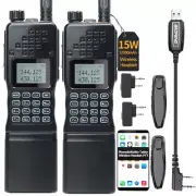 Baofeng Ar152 Walkie Talkie Long Range Two Way Ham Radio&bluetooth Headset&cable
