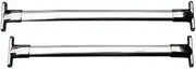 AHTZLC 2PCS Cross Bar Crossbar Fits Compatible for Lincoln Navigator 2018-2024 Cargo Raised Roof Rail Rack Stainless Universal Roof Rack Crossbars Raised Rails