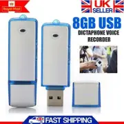 2in1 8GB Digital Voice Recorder Dictaphone & USB Flash Drive Memory Stick New UK