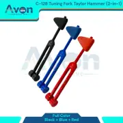 Neuro Reflex Testing Diagnostics Tuning Fork Percussion Hammer Combo 2-in-1