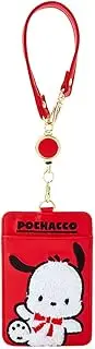 [Sanrio] Pochacco Pass Case, 35th Anniversary Red Ribbon Pass Case, Pochacco, Commuting to Work, School, ID Card Case, IC Card, 35th Anniversary, Birthday, Birthday, 4.3 x 3.0 x 0.4 inches (11 x 7.5 x 1