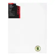 Jasart Studio 14x18" Wood Thin Edge Cotton Stretched Blank Canvas 380GSM White