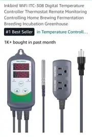Inkbird 308 Digital Temperature Controller Wifi Thermostat Greenhouse Seedling