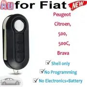 Smart Remote Key Shell Case Fob Suitable for Fiat 500 Doblo Ducato Panda Punto