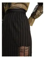 NWT RRP $590 Sass & Bide ROCK AND ROLL Mini Skirt Size 40 10 FREE POST