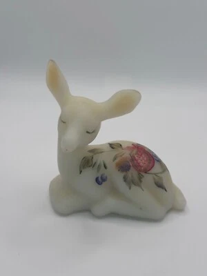 Fenton Sweet Harvest Fawn 95th Anniversary Special Edition Art Glass