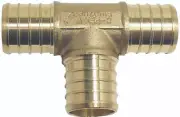 CASE (6) APOLLO APXT11 PEX 1" TEES BRASS BARB CRIMP PLUMBING FITTINGS 7003635