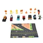 Kids Truck Toys Crane Airplane 1:64 Alloy Plastic Excavator Pull Back