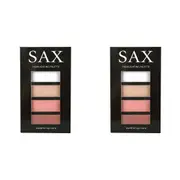 2PK Sax Contouring & Highlighting Makeup Palette Face Illuminating Powder 12g