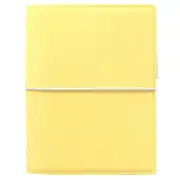 Filofax Domino Pocket Organiser Notepad Planner Stationery Soft Cover Lemon