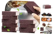 10Pcs Carborundum Sponge Nano Emery Sponges Pot Clean Brush Rust Eraser Grit