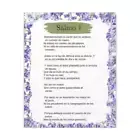 Salmo 1 Capítulo Biblia Arte Flores Psalm 1 in Spanish Ready to Hang Bible Canv