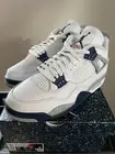 Jordan 4 Midnight Navy Retro Size 8.5 DH6927-140 NEW White Grey Cement 2022