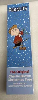 Peanuts The Original Charlie Brown Christmas Tree 18" with Linus' Blanket Snoopy
