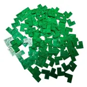 Lego Corner Plate 1x2x2 Green x100 Part Piece Bulk Lot Legos #2420