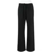 [Alexander Wang T] Alexander Wang T Layered-design Cotton Track Pants L BLACK