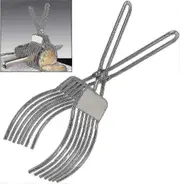 Stainless Steel Roast Beef Cutting Tongs Meat Bread Slicing Tong Onion