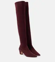 [Manolo Blahnik] Manolo Blahnik Lupasca suede over-the-knee boots AU 9 black