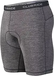 [Club Ride] Men's Woodchuck 3 Hour Biking Chamois, Compression Shorts, Bike Shorts Liner, Baselayer, Cycling