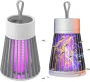 Rechargeable LED Mosquito Fly Bug Portable Indoor Outdoor Lamp Zapper Trap Kill