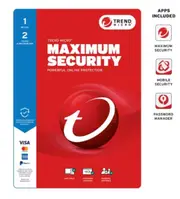 Trend Micro Maximum Security (1 Device) 2Yr Retail Mini Box Auto Renew TICEWWMFXSCWFW