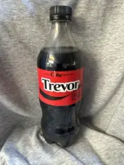 Share a Coke with Trevor 2025 Personalized Gift Coca~Cola Bottle 20oz Zero