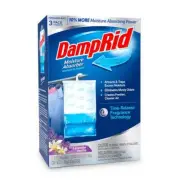 DampRid Hanging Moisture Absorber Long Lasting Lavender Vanilla 15.4 oz 3-Pack
