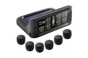 Elinz Solar Powered Tyre Pressure Monitoring System Trailer Caravan TPMS 6 External Sensors