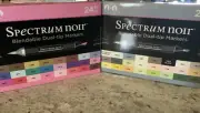 Spectrum Noir 24 Pens Markers Blendable ￼DUAL-TIP { NEW + HOW TO DO DVD}