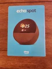 Amazon Echo Spot - Smart Alarm Clock w/ Vibrant Sound (2024 Release) - BRAND NEW