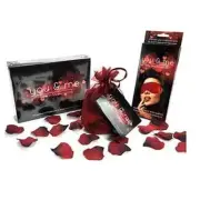 You & Me Lovers Bundle - Couples Game with Blindfold & Rose Petals
