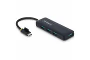 StarTech.com StarTech.com 4-Port USB-C Hub, 5Gbps, USB-C to 4x USB-A, Bus Powered, Small Travel Mini Hub, USB 3.0 Expansion Hub, Portable - Connect a